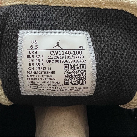 women's air jordan 1 mid se white/black-lightbulb - Picture 1 of 9